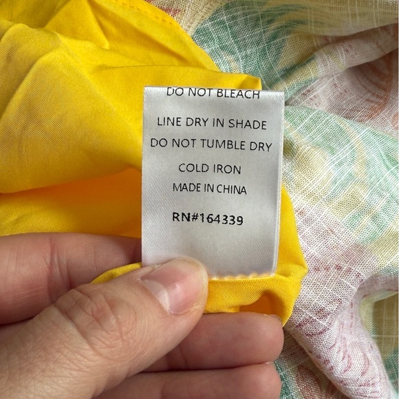 Petal and Pup Kalama Floral One Shoulder Midi Dress Leilani Print Medium M Hawai - Picture 11 of 11